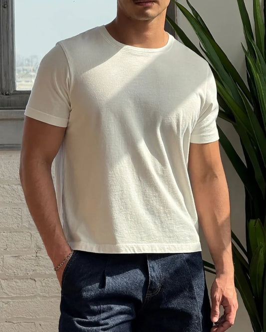 Tokyo White Crop Tee
