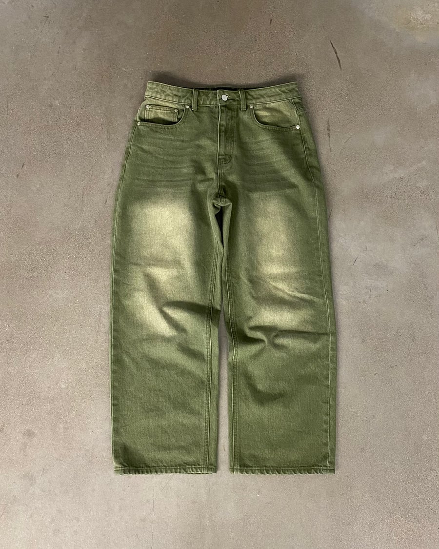 MATCHA DENIM JEANS
