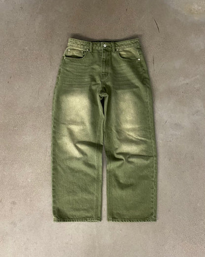 MATCHA DENIM JEANS