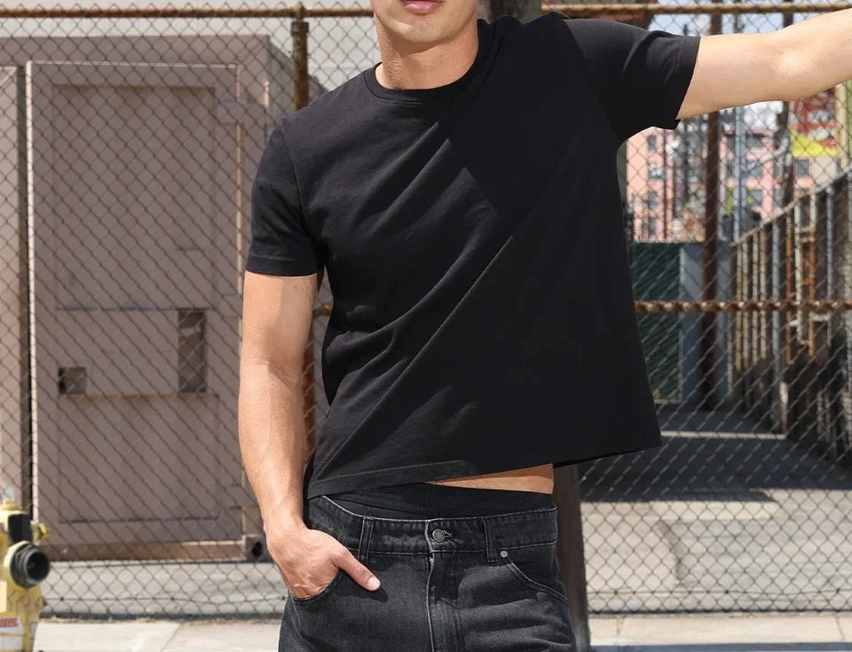 Midnight Crop Tee