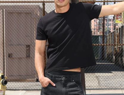 Midnight Crop Tee