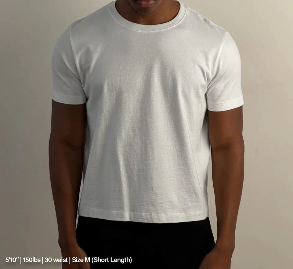 Tokyo White Crop Tee