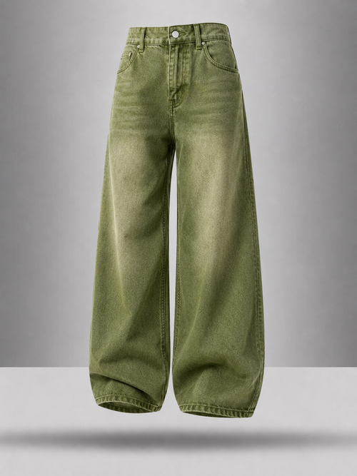 MATCHA DENIM JEANS